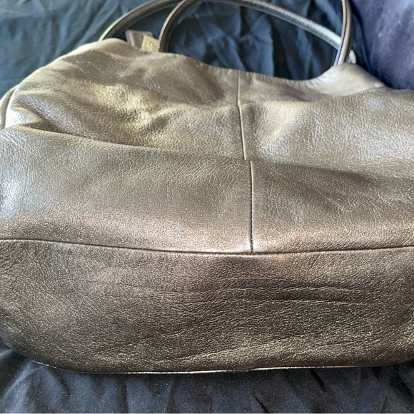 Metallic gold coach purse - USED - Picture 6 of 8